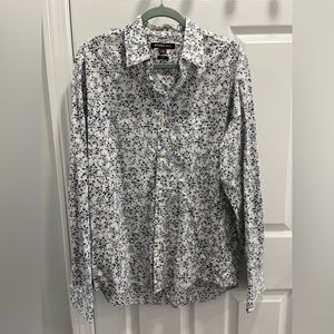 Michael Kors Mens Slim fit Large Dress Button Down Shirt